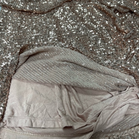 Free People Sequin Long Sleeves Minidress Sz Small Taylor Swift Eras Tour Party - Picture 9 of 14